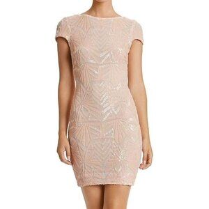 Dress the Population Blush Sequin Mini Dress